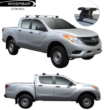 Yakima Whispbar roofracks S17W-K611 Mazda BT50 Dual cab